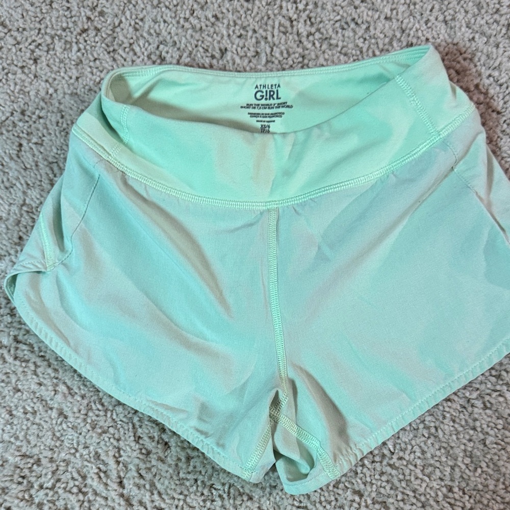 Athleta Mint Green Shorts